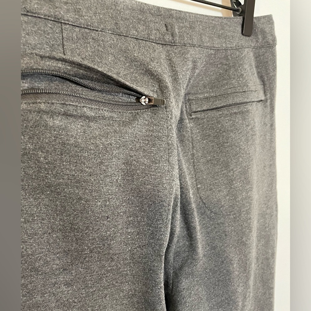 Title Nine Kate Pants Slim Women's Size 12 Gray Pointe Knit Drawstring Versatile - Picture 6 of 14